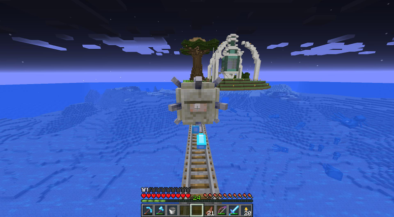 Illustration for article titled Clever Players Turn New Minecraft Boss into a Pet